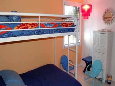 Guest bedroom 1 with full/twin bunk bed